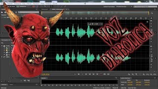 Como hacer voz Diabolica o Gruesa en Adobe Audition CS6 Tutorial [upl. by Mushro]