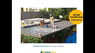 Completed Projects  Aquaseal Waterproofing Solutions [upl. by Imalda]