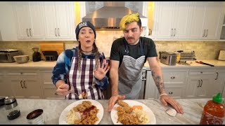 Cooking Thanksgiving Food [upl. by Hilly]