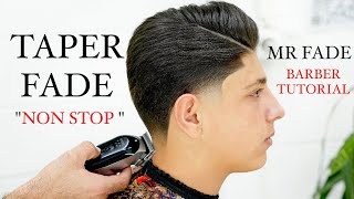 🔥💈Sharp transformation taper fade haircut  epic blowdry style to turn heads [upl. by Neau]