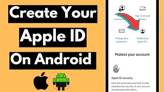 How To Create Apple ID in Android Phone [upl. by Asenaj]