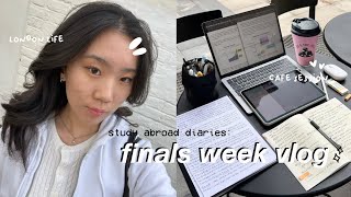 productive STUDY vlog 💻🎧  uni vlog in london [upl. by Anora249]