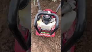 Honda Rototiller Cultivator GX25 FG 110 Review [upl. by Severson]