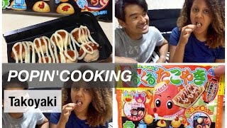 Popin Cookin de Takoyaki  ポッピンクッキン くるくるたこやき [upl. by Sinai]