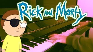 Evil Mortys Theme For the damaged coda  Piano Cover Blonde Redhead [upl. by Eseilenna709]