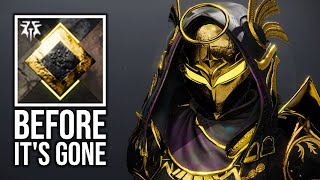 NEW Black And Gold Shader Is AMAZING GET IT BEFORE ITS GONE  Destiny 2 Revenant [upl. by Aydne]