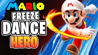 Super Mario Freeze Dance Hero 🍄 Easter Brain Break 🍄 Just Dance 🍄 GoNoodle 🍄 Mario Run Challenge [upl. by Bramwell]