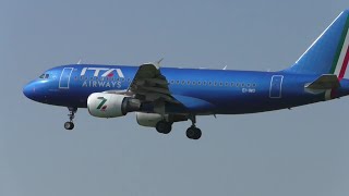 ITA Airways Airbus A319 Landing at Zurich Airport [upl. by Traver]