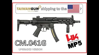 Taiwangun shipping to USA CM041G CYMA MP5 Unboxing amp Review [upl. by Bilat]