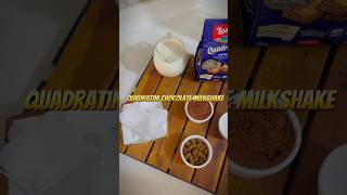 Quadratini chocolate milkshake easycooking quickrescipes easyrecipes foryou viralshort fypシ [upl. by Aronek700]