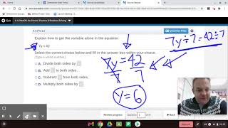 EnVision 20 6th Grade Math 44 Practice amp Problem Solving Equations [upl. by Etennaej303]