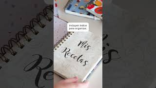 Cuadernos para Recetas 👩🏻‍🍳👩🏻‍🍳 [upl. by Arej]