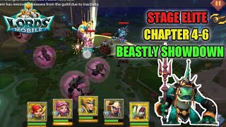 Lords mobile chapter elite 46 beastly showdown [upl. by Feeney275]