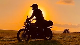 The Great Escape  Triumph Street Scrambler 900  Wild Camping  Wales Uk [upl. by Irroc]