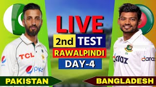 Pakistan vs Bangladesh Day 4 Live Scores  PAK vs BAN Live [upl. by Anirol]