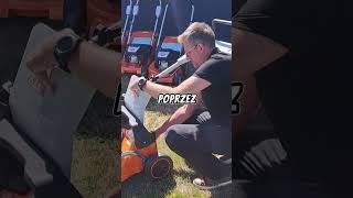 MULCZOWANIE wyrzut boczny i zbieranie do kosza w kosiarce STIHL RMA 248 kosiarka stihl rma248 [upl. by Strenta673]