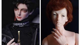 Unbox bjd 13 and review bjd doll Telesthesia amp Dragon Mochen 72 cm [upl. by Harrad]