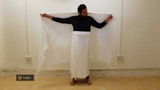 How to Tie Ihram Properly [upl. by Ralleigh668]