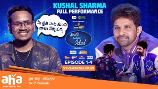 Telugu Indian Idol Season 3  Kushal Sharma Full performance  ahavideoIN [upl. by Renado]