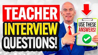 TEACHER INTERVIEW QUESTIONS amp ANSWERS How to PREPARE for a TEACHER JOB INTERVIEW [upl. by Dnomed213]