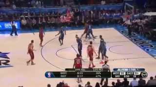 Dwyane Wade BREAKS Kobe Bryants NOSE  NBA AllStar Game 2012 Kevin Durant MVP 36 Pts [upl. by Dorrej148]