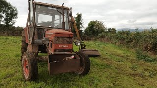 Hedge Cutting With A Zetor 6718 And A Mcconnel Hedge Cutter [upl. by Acimat]