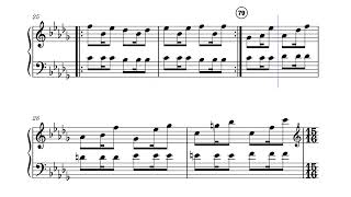 Canto Ostinato RampS 30  Variante 03  Upwards  Main theme and final  Sections 7484 and 106 [upl. by Yrag]