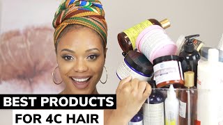 THE BEST PRODUCTS FOR NATURALLY DRY HAIR  How I maintain my 4C hair long and moisturized 💦 [upl. by Huberty]