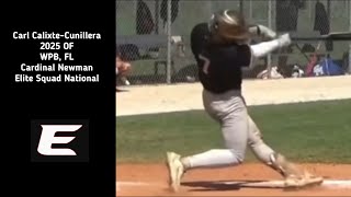 Carl CalixteCunillera Recruiting Video  2025 OF  68 60  93 Arm Velo  West Palm Beach FL [upl. by Eimarrej]