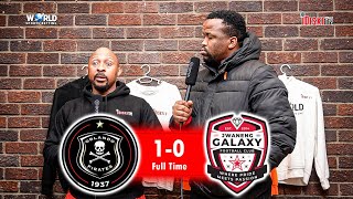 Please Rest Maswanganyi For Two Games  Orlando Pirates 10 Jwaneng Galaxy  Tso Vilakazi [upl. by Arondel320]