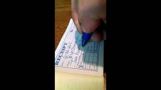 How To Fill Out Receipts For Customers by Hand [upl. by Frame]