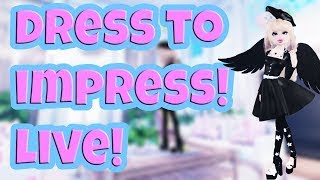 🔴ROBLOX LIVE 🔴 DRESS TO IMPRESS  GIFTING VIP [upl. by Jobey]