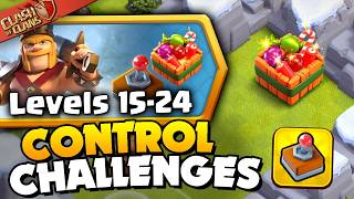 Easily 3 Star Controllable Heroes Challenges 1524 Clash of Clans [upl. by Merat]