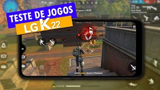 LG K22  TESTE DE JOGOS  TecNoob [upl. by Eadith782]