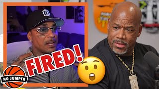 Wack Reacts to Sharp Getting Fired from No Jumper [upl. by Oakman344]