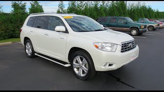 2008 Toyota Highlander Limited V6 4WD Full Tour amp Startup at Massey Toyota [upl. by Ahsai]