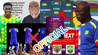 🟢HOT🔥✅HEARTS OF OAK NEW KIT UPDATES🔥 HEARTS LINEUPS TO FACE DREAM FC 💥DR NYAHO SPEAK 🗣️✅ [upl. by Panaggio]