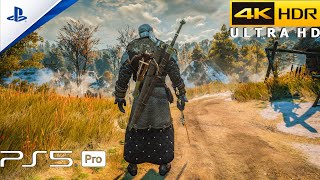 The Witcher 3 PS5 PRO 4K 60FPS HDR Gameplay [upl. by Nylahs347]