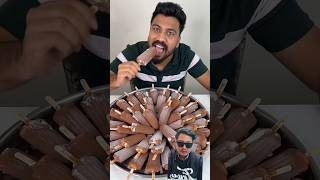 50 CHOCOBAR ICE CREAM EATING CHALLENGE 😱😋 shorts viral mukbang reactionvideo [upl. by Lathrop]