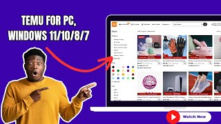 How to Download and Use Temu App On PC Windows 111087 and Mac [upl. by Algy]