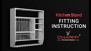 CHARMY Kitchen Rack Assembly Fitting Instruction [upl. by Yks344]