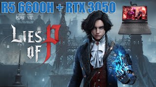 LIES OF P TESTE DESEMPENHO RTX 3050 4GB [upl. by Anoyk193]