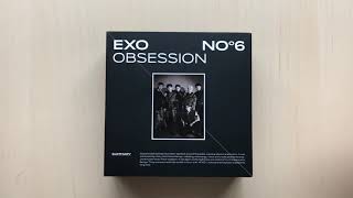 ♡Unboxing EXO 엑소 6th Studio Album Obsession 옵세션 Kihno♡ [upl. by Wolfram678]