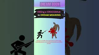 KIlling a CROCODILE in DREAM MEANING shorts shortsfeed ytshorts dreammeaning [upl. by Niad]