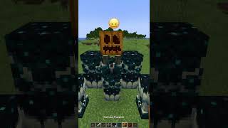 Powering Mutant Warden vs Cool Emoji Reaction shorts meme minecraft [upl. by Ahsiekin]