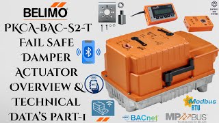 Belimo PKCA Fail Safe Damper Actuator  HVAC  BACnet  Modbus  Actuators  Fail safe [upl. by Aihsila]