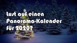 PanoramaWandkalender als Weihnachtsgeschenk [upl. by Lede]