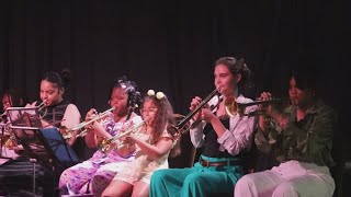 Nonprofit teaches girls to play the trumpet [upl. by Vatsug837]