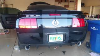 2009 GT500 SW headers with kooks cat back [upl. by Brod]