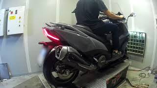 KYMCO AK550 2017  MIVV SPEED EDGE FULL SYSTEM [upl. by Jae642]